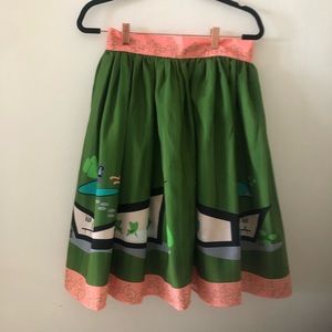 Pinup Skirt from the Oblong Box Shop, Size Large